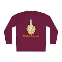 Load image into Gallery viewer, Middle Finger Multiple Sclerosis Unisex Lightweight Long Sleeve Tee
