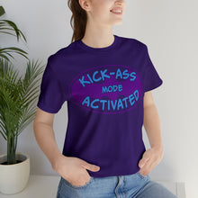 Load image into Gallery viewer, Kick Ass Mode Activated Fu@K Thyroid Cancer Unisex Jersey Short Sleeve Tee
