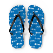 Load image into Gallery viewer, ISNR Logo Flip Flops - Casual Summer Footwear
