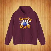 Load image into Gallery viewer, Bowling Dad Fathers Day Unisex Heavy Blend™ Hooded Sweatshirt
