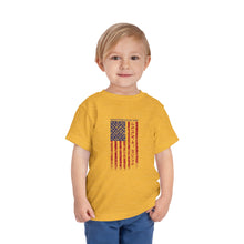 Load image into Gallery viewer, Independence Day USA Flag July 4th 2024 Toddler Short Sleeve Tee
