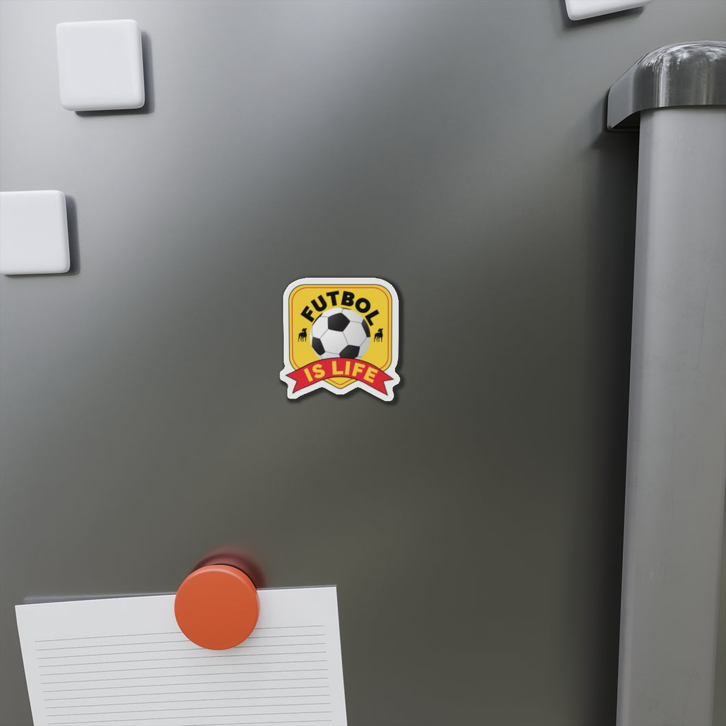 Futbol Is Life Die-Cut Magnets