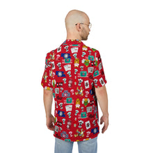 Load image into Gallery viewer, What’s Wild Fun Tropical Print Unisex Hawaiian Button-Down Shirt for Summer Vibes
