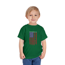 Load image into Gallery viewer, Independence Day USA Flag July 4th 2024 Toddler Short Sleeve Tee
