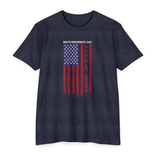 Load image into Gallery viewer, Independence Day USA Flag July 4th 2024 Unisex CVC Jersey T-shirt
