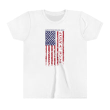 Load image into Gallery viewer, Independence Day USA Flag July 4th 2024 Youth Short Sleeve Tee
