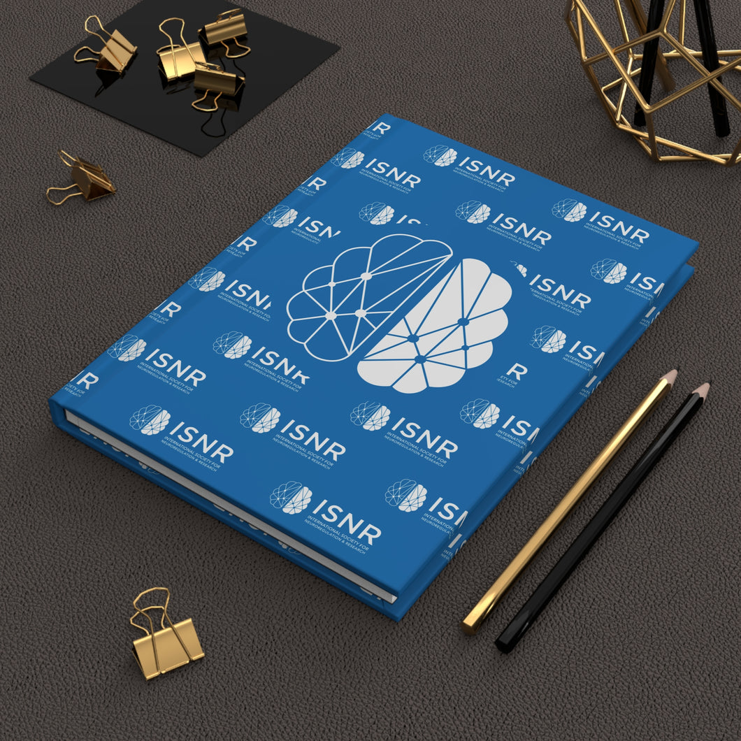 ISNR Hardcover Journal - Blue Brain Design for Science Enthusiasts