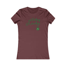 Load image into Gallery viewer, St Patricks Day 2024 Feeling Lucky Four Leaf Clover Women&#39;s Favorite Tee
