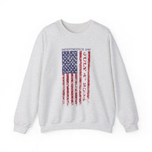 Load image into Gallery viewer, Independence Day USA Flag July 4th 2024 Unisex Heavy Blend™ Crewneck Sweatshirt
