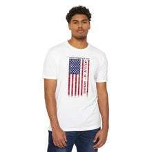 Load image into Gallery viewer, Independence Day USA Flag July 4th 2025 Unisex CVC Jersey T-shirt
