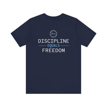 Load image into Gallery viewer, Team Platinum 2023 Conference Muscle Heart Discipline Equals Freedom Unisex Jersey Short Sleeve Crew Neck Tee
