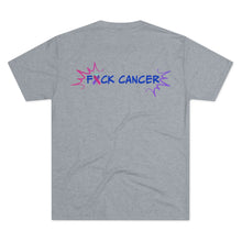 Load image into Gallery viewer, Kick Ass Mode Activated F Cancer Unisex Tri-Blend Crew Tee
