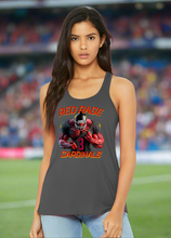 Load image into Gallery viewer, Cardinals Red Rage #3 Woman’s Football Fan Flowy Tank Top
