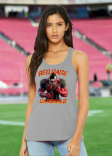 Load image into Gallery viewer, Cardinals Red Rage #1 Woman’s Football Fan Flowy Tank Top
