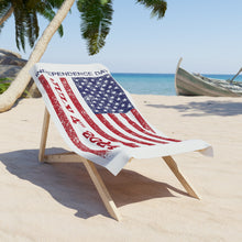 Load image into Gallery viewer, Independence Day July 4 2024 USA Flag Beach Towel
