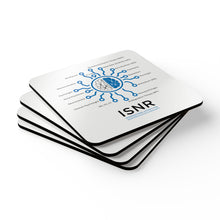 Load image into Gallery viewer, ISNR Neuroregulation Disciplines Corkwood Coaster Set
