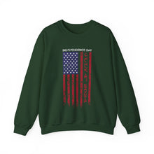 Load image into Gallery viewer, Independence Day USA Flag July 4th 2024 Unisex Heavy Blend™ Crewneck Sweatshirt
