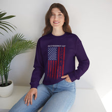 Load image into Gallery viewer, Independence Day USA Flag July 4th 2024 Unisex Heavy Blend™ Crewneck Sweatshirt
