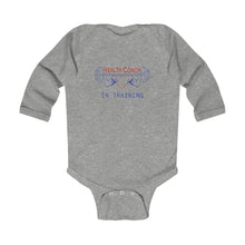 Load image into Gallery viewer, Health Coach In Training Muscle Infant Long Sleeve Bodysuit
