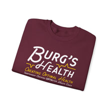 Load image into Gallery viewer, Health &amp; Wellness Crewneck Sweatshirt | Burg&#39;s Health | Fitness Gift, Cozy Unisex Sweatshirt, Wellness Apparel, Motivational Wear
