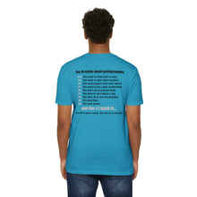 Load image into Gallery viewer, Late Night with Jetstream Health Coaching Motivational Unisex CVC Jersey T-shirt
