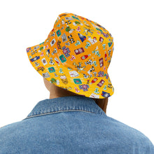 Load image into Gallery viewer, What’s Wild Colorful Retro Bucket Hat - Perfect for Game Nights &amp; Celebrations
