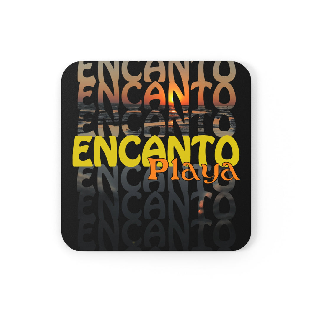 Playa Encanto Corkwood Coaster Set