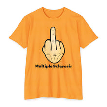 Load image into Gallery viewer, Middle Finger Multiple Sclerosis Unisex CVC Jersey T-shirt
