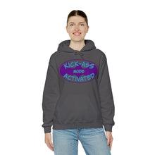 Load image into Gallery viewer, Kick Ass Mode Activated F Cancer Unisex Heavy Blend™ Hooded Sweatshirt
