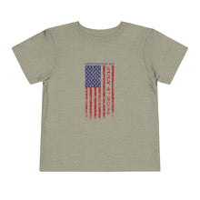 Load image into Gallery viewer, Independence Day USA Flag July 4th 2024 Toddler Short Sleeve Tee
