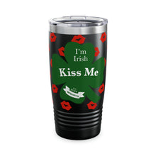 Load image into Gallery viewer, Kiss Me I’m Irish St Patrick’s Day Ringneck Tumbler, 20oz
