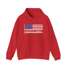 Load image into Gallery viewer, Independence Day July 4 2024 USA Flag Unisex Heavy Blend™ Hooded Sweatshirt
