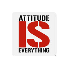 Load image into Gallery viewer, Attitude IS Everything red black Die-Cut Magnets
