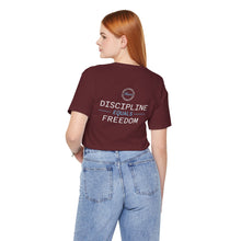 Load image into Gallery viewer, Team Platinum 2023 Conference Discipline Equals Freedom Unisex Jersey Short Sleeve Crew Neck Tee
