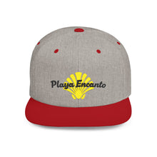 Load image into Gallery viewer, Playa Encanto Flat Bill Snapback Hat - Stylish Summer Cap for Beach Lovers
