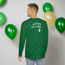 Load image into Gallery viewer, Kiss Me Im Irish St Pattys Day Men&#39;s Long Sleeve Shirt (AOP)
