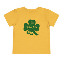 Load image into Gallery viewer, Kiss Me I’m Irish St Patrick’s Day Toddler Short Sleeve Tee
