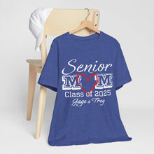 Load image into Gallery viewer, Senior Mom Class of 2025 Gage &amp; Trey Unisex Jersey Short Sleeve Tee
