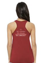 Load image into Gallery viewer, Transformational Health Coach Women&#39;s Flowy Racerback Tank
