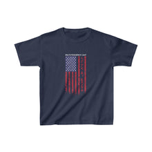 Load image into Gallery viewer, Independence Day July 4 2024 USA Flag Kids Heavy Cotton™ Tee
