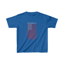 Load image into Gallery viewer, Independence Day July 4 2024 USA Flag Kids Heavy Cotton™ Tee
