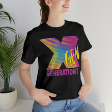 Load image into Gallery viewer, Generation X MTV Style Throwback Unisex Jersey Short Sleeve Tee
