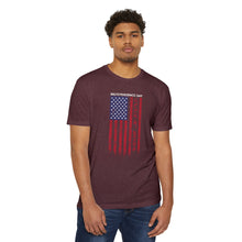 Load image into Gallery viewer, Independence Day USA Flag July 4th 2024 Unisex CVC Jersey T-shirt
