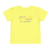 Load image into Gallery viewer, Health Coach in Training heartbeat Toddler Short Sleeve Tee
