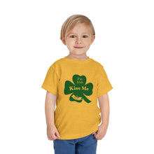 Load image into Gallery viewer, Kiss Me I’m Irish St Patrick’s Day Toddler Short Sleeve Tee
