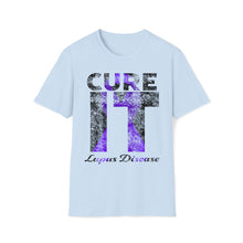 Load image into Gallery viewer, Cure It Lupus Disease Unisex Softstyle T-Shirt
