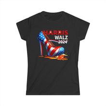 Load image into Gallery viewer, Harris Walz 2024 Women&#39;s Softstyle Tee
