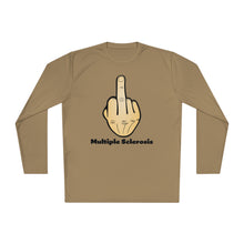 Load image into Gallery viewer, Middle Finger Multiple Sclerosis Unisex Lightweight Long Sleeve Tee
