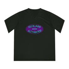 Load image into Gallery viewer, Kick Ass Mode Activated F Cancer Women&#39;s Performance V-Neck T-Shirt
