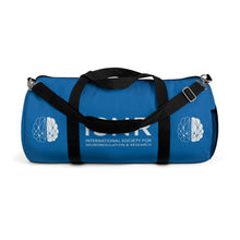 Load image into Gallery viewer, ISNR Neuroregulation Disciplines Duffel Bag - Blue Travel Bag
